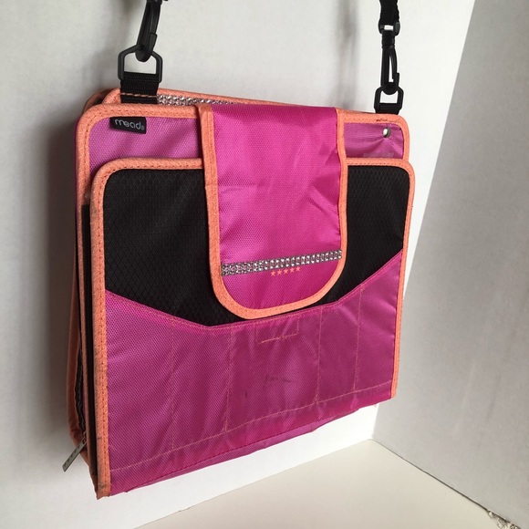 Mead Other - 5-star 4 inch Zip School Binder w/Bling!  🔥